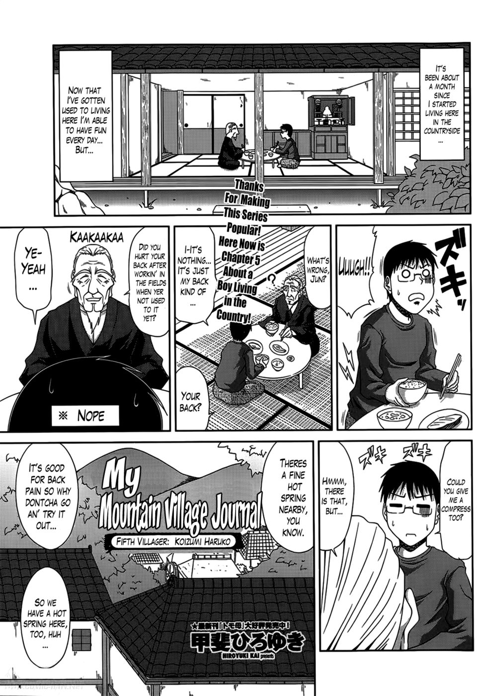 Hentai Manga Comic-My Mountain Village Journal-Chapter 5-1